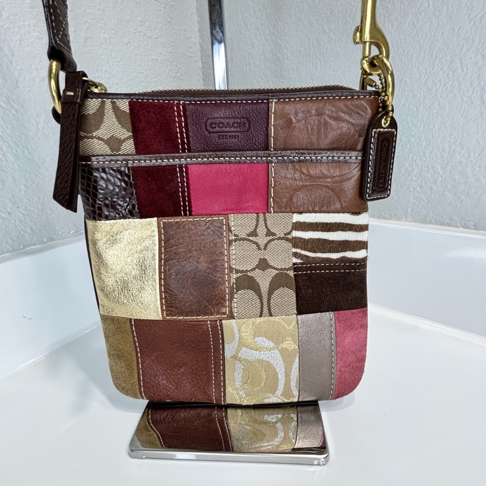 Coach Patchwork Swingpack Crossbody - image 1